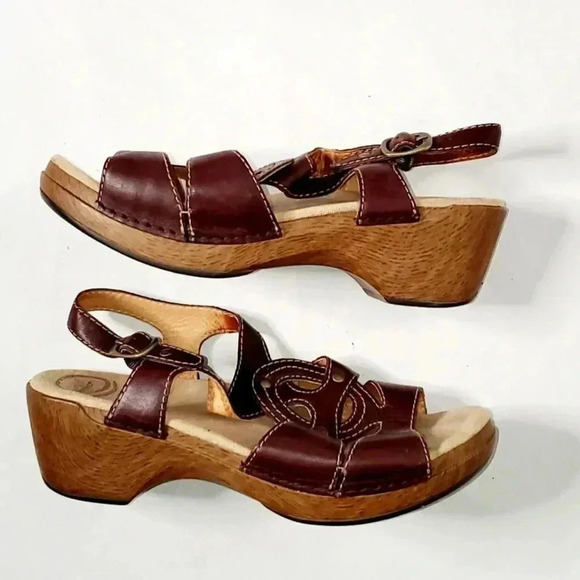 Strappy Open Toe Sandals By Dansko - Women's Comfort Summer BrownShoe 10/10.5 US - Picture 6 of 10